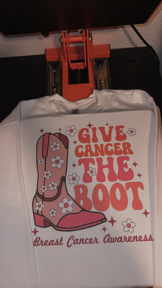 Give cancer the boot