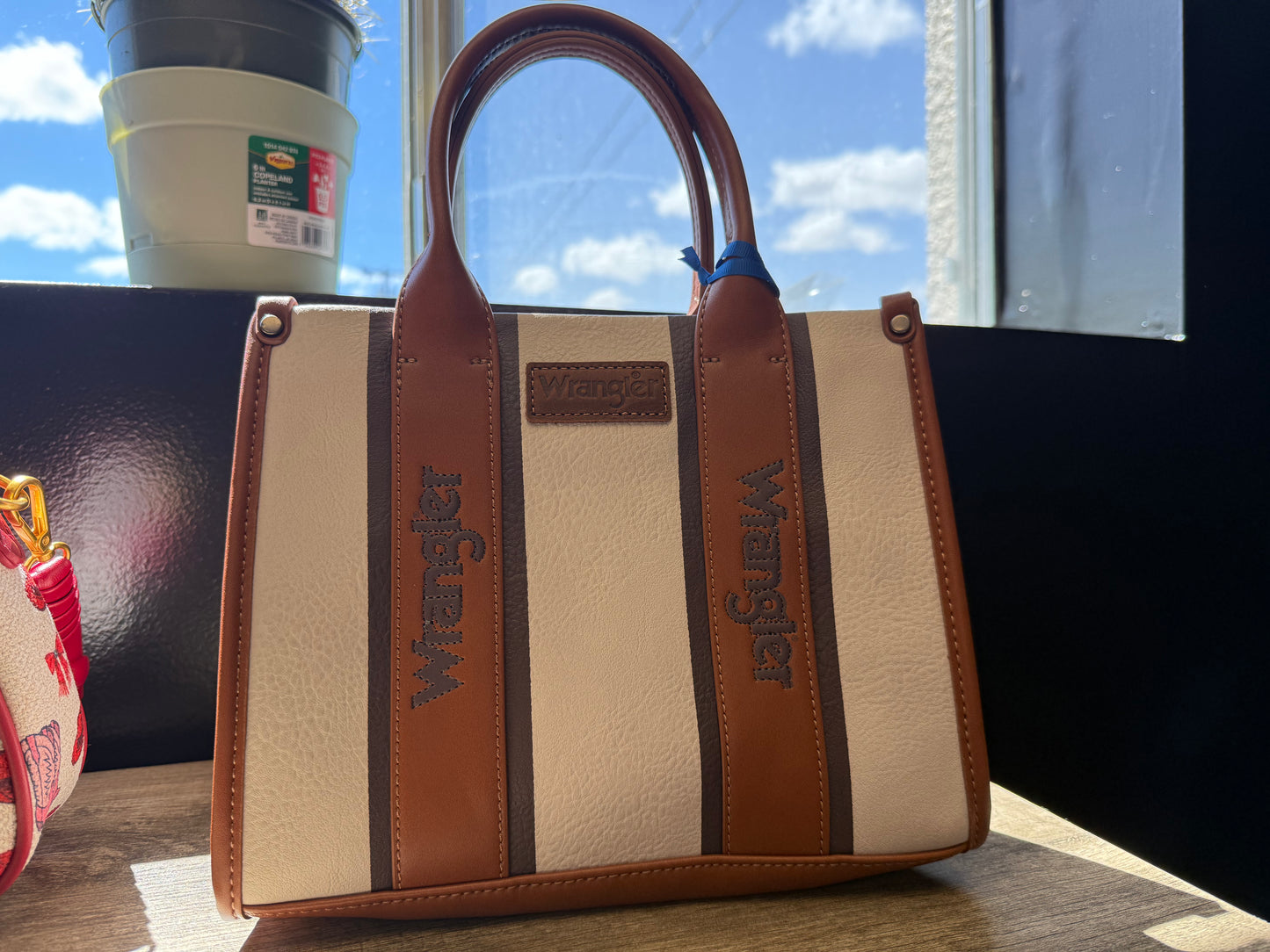 Wrangler tan purse