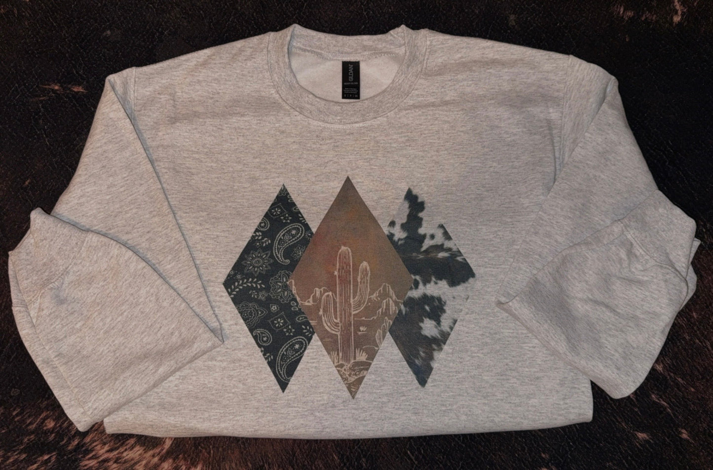 Cactus & Cow Print