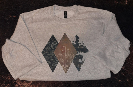 Cactus & Cow Print