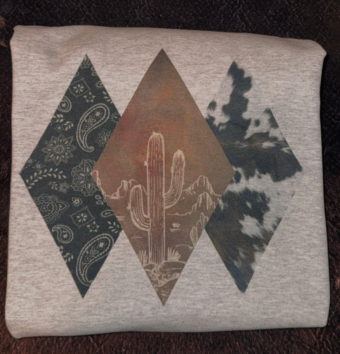 Cactus & Cow Print