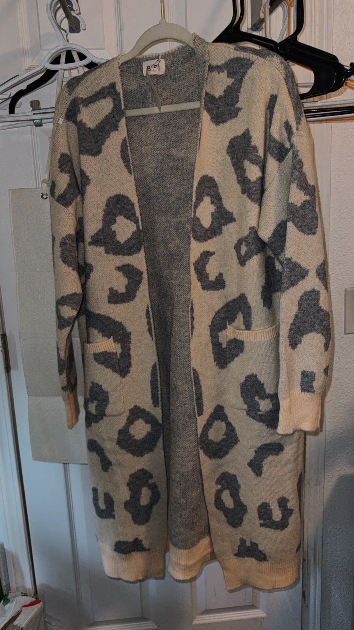 Cheetah oversized Cardigan Sweater