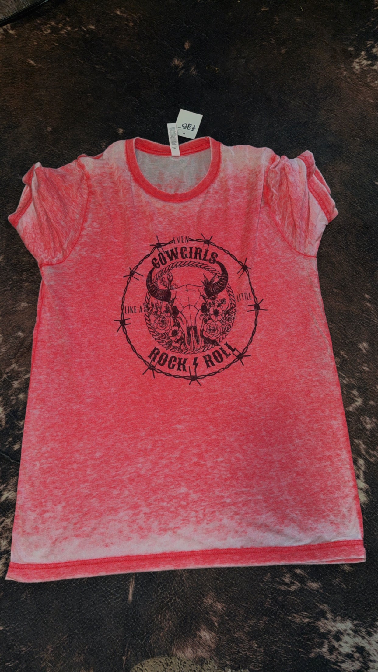 Cowgirls Bleached Tee