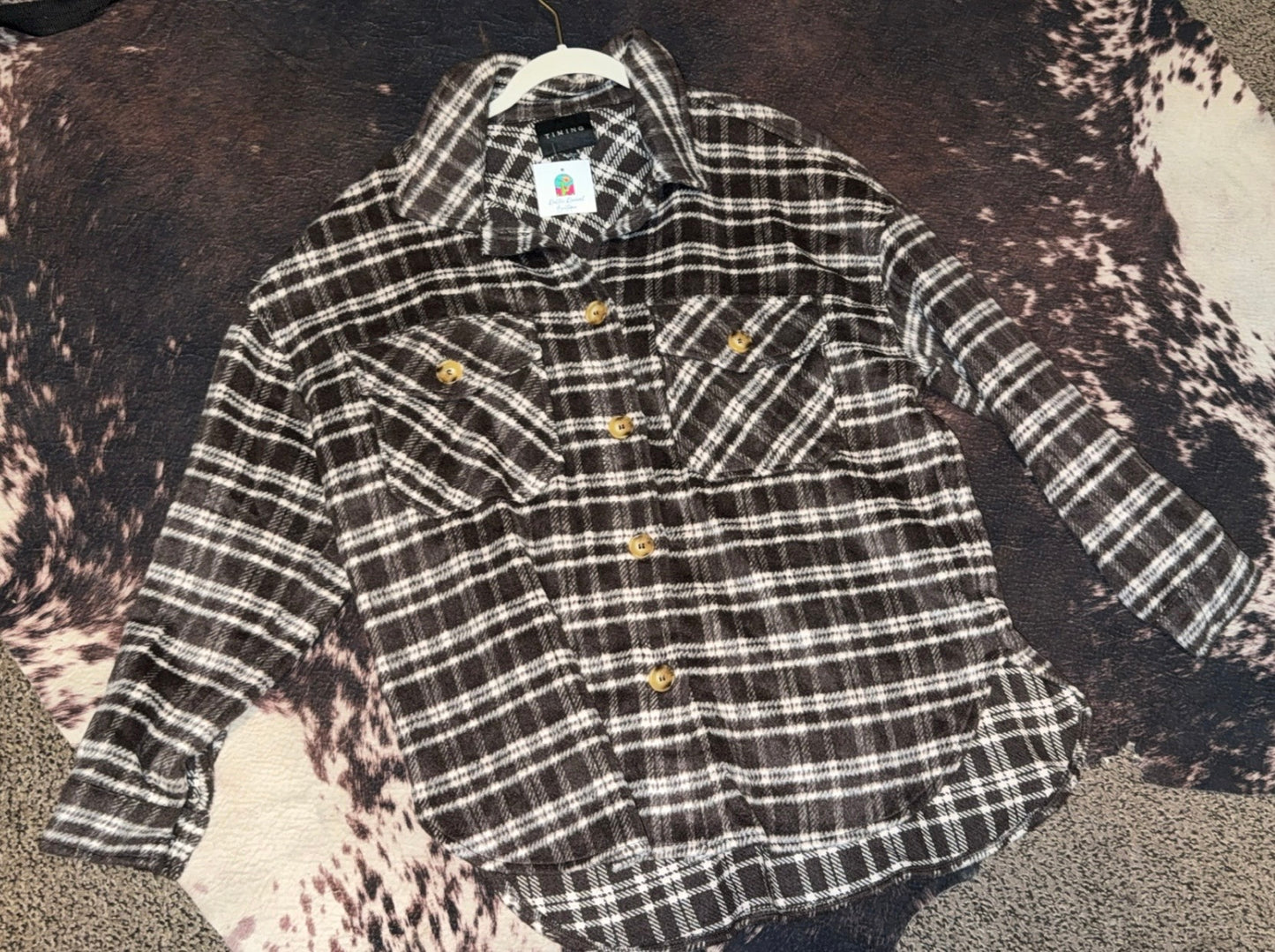 Brown Flannel Jacket