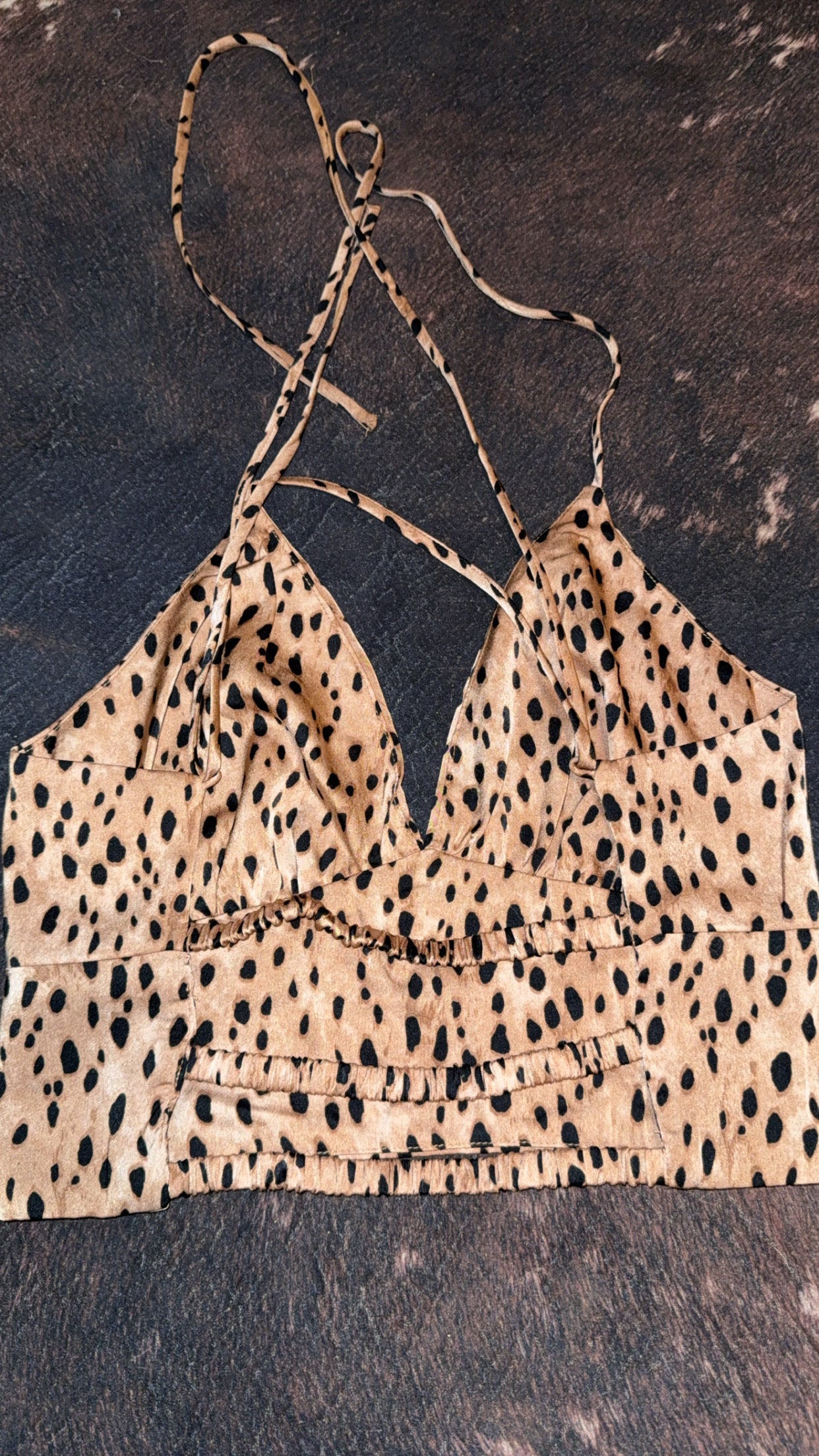 Cheetah Crop Tank