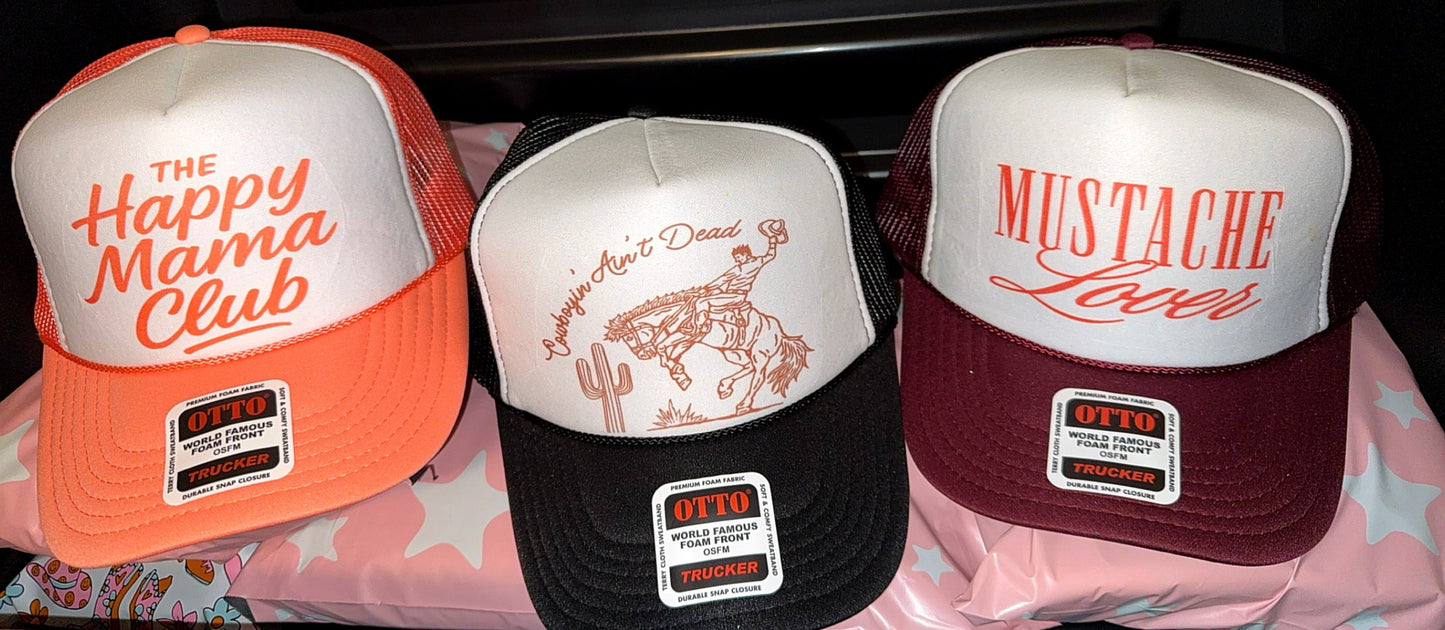 Mustache Lover Trucker Hat