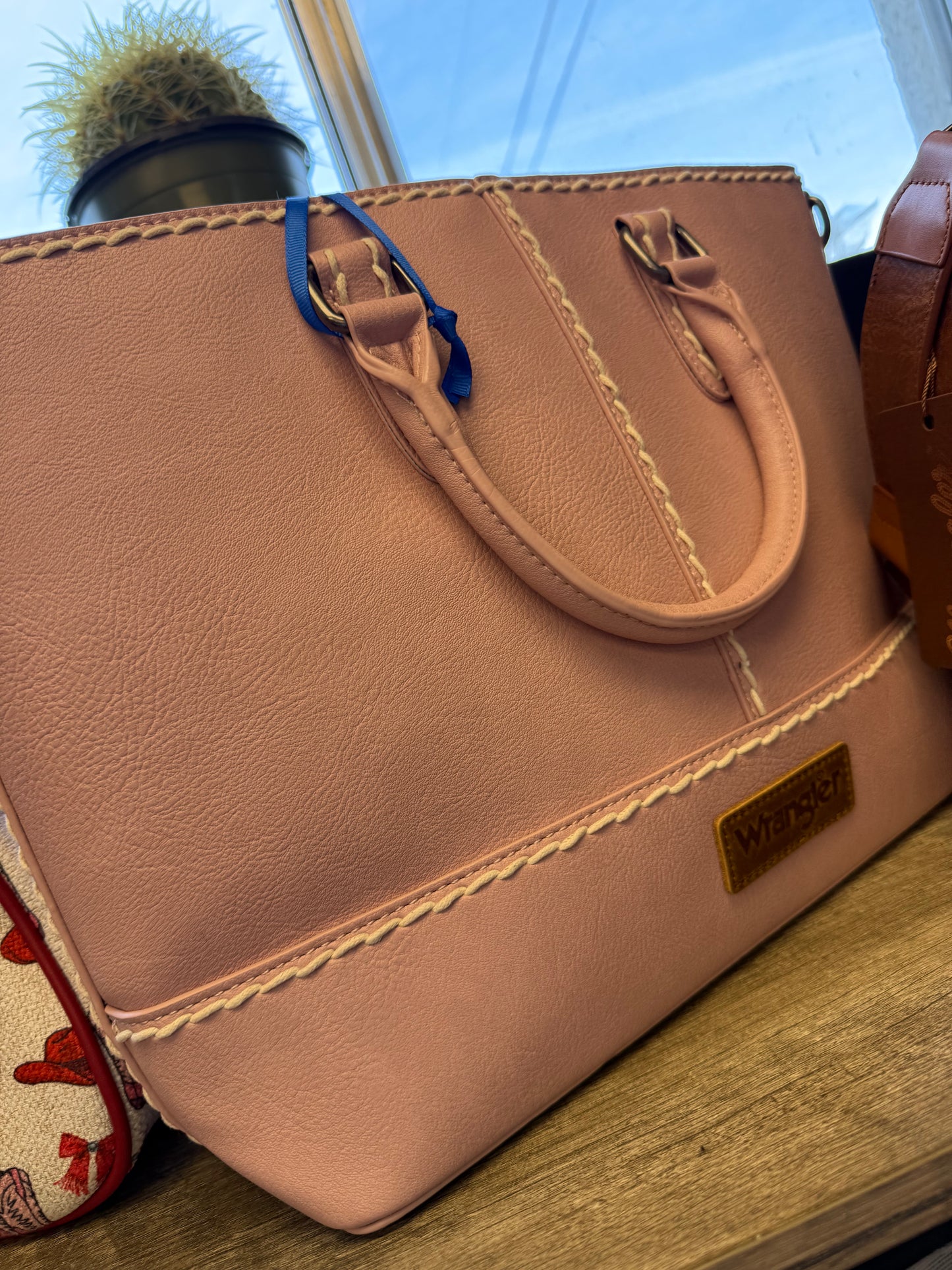 Pink Wrangler Bag With Wallet