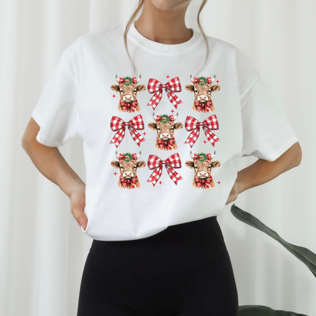 Christmas Cows & Bows