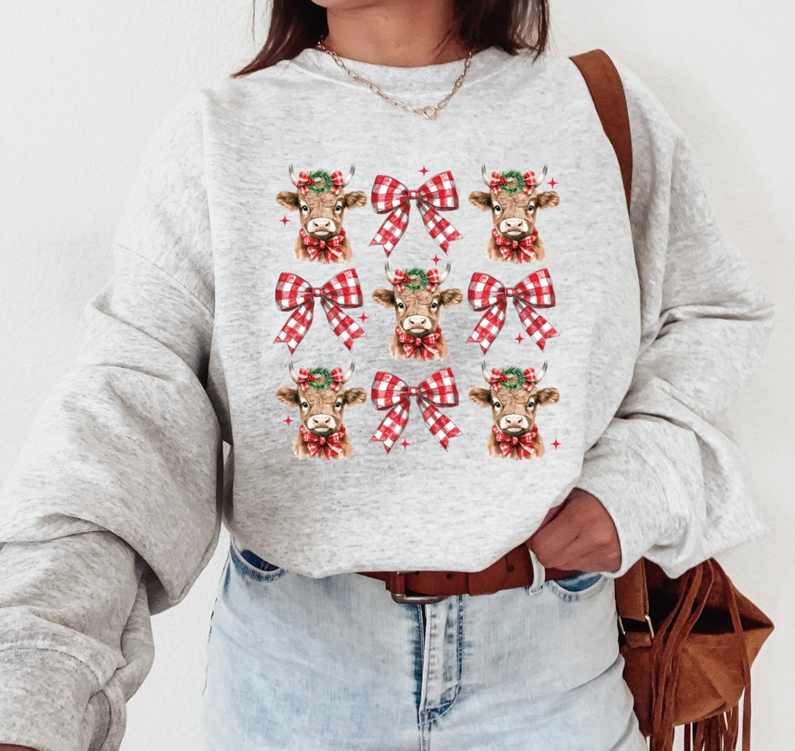 Christmas Cows & Bows