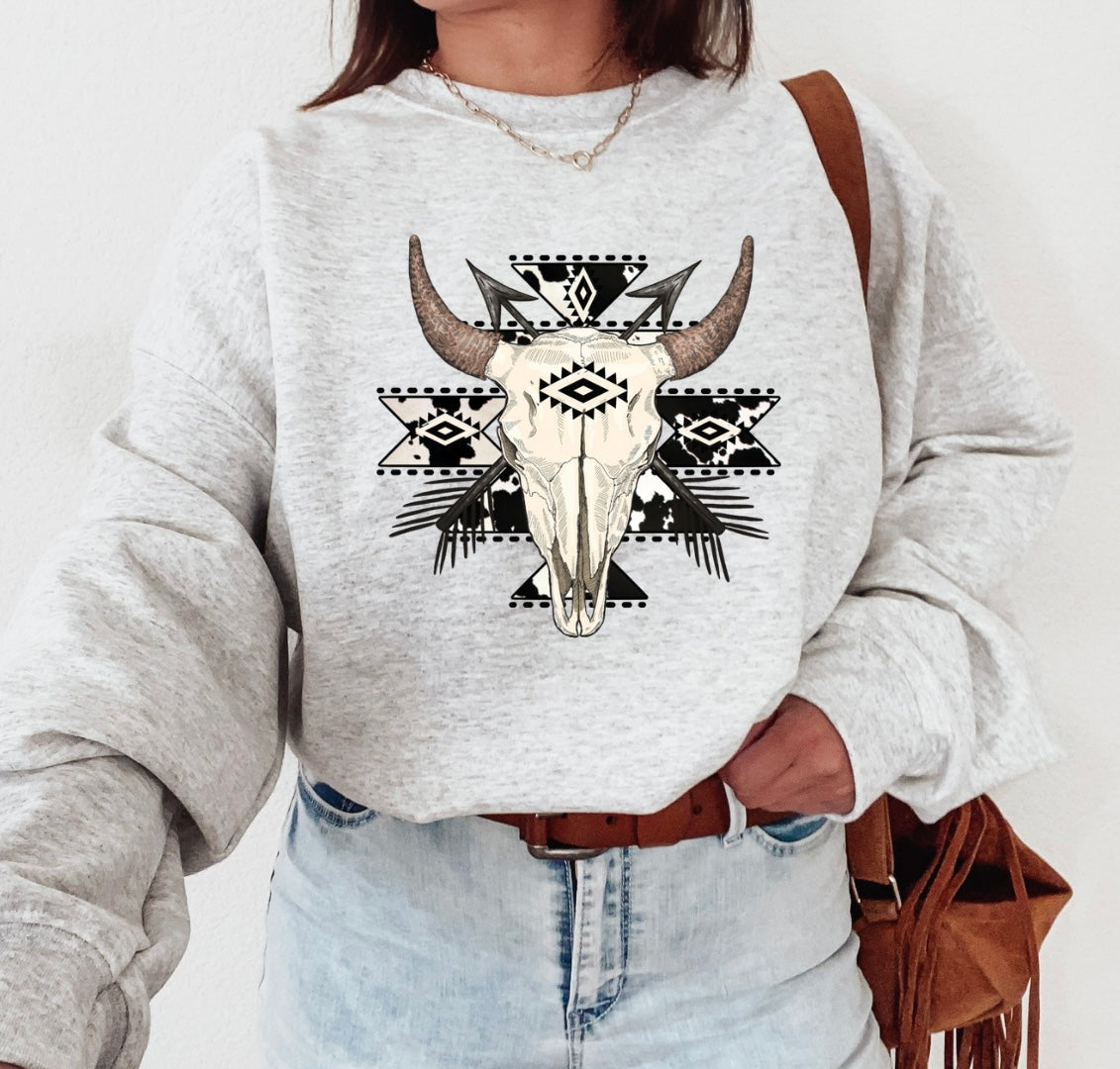 Aztec Cow Head