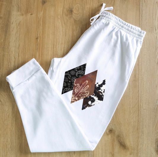 Cactus & Cow Print Sweats