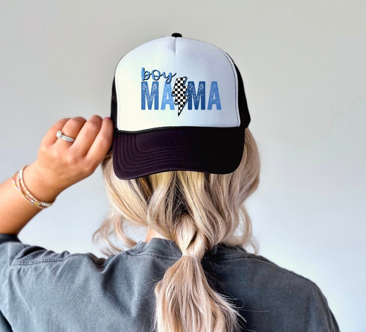 Boy Mama Trucker Hat