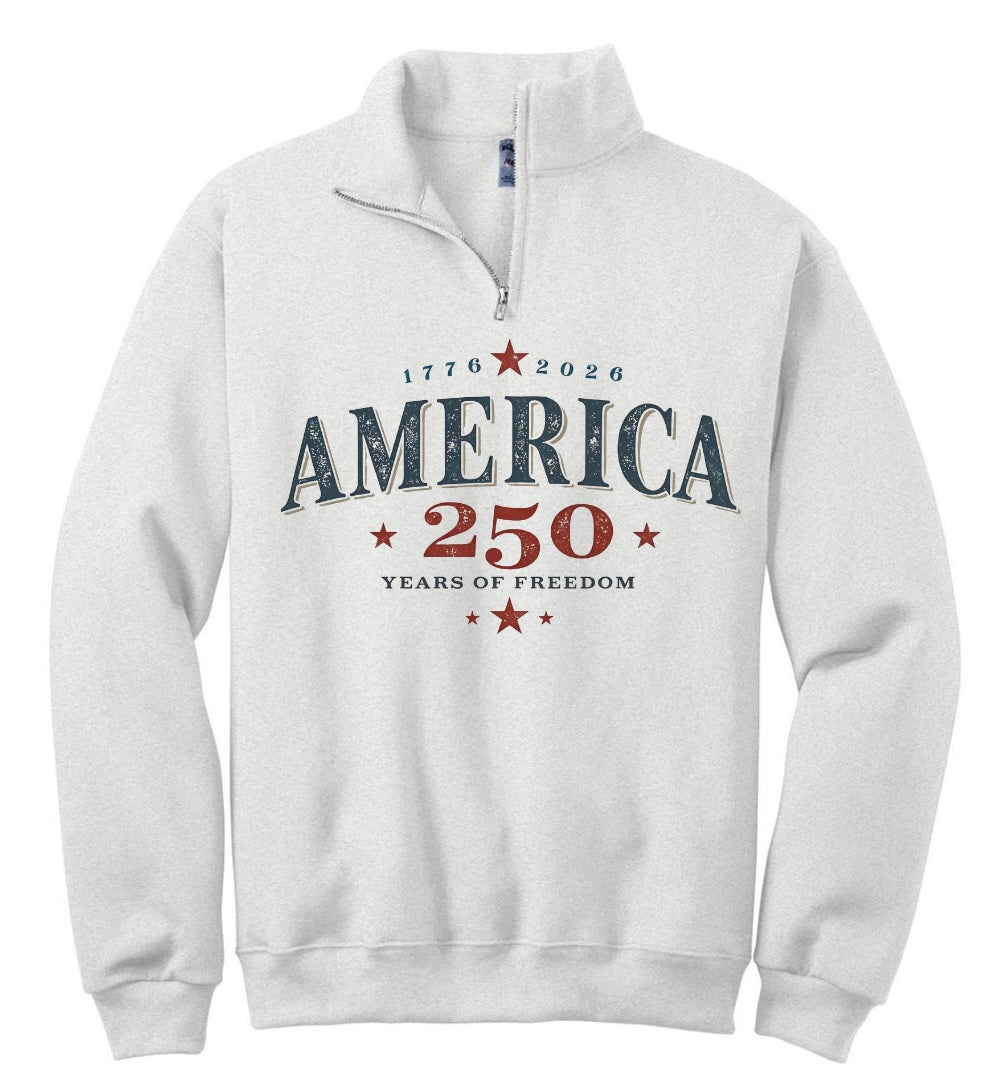 250 Years of Freedom Quarter Zip