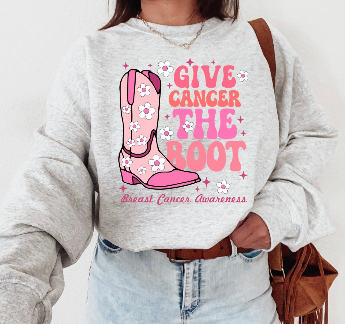 Give cancer the boot