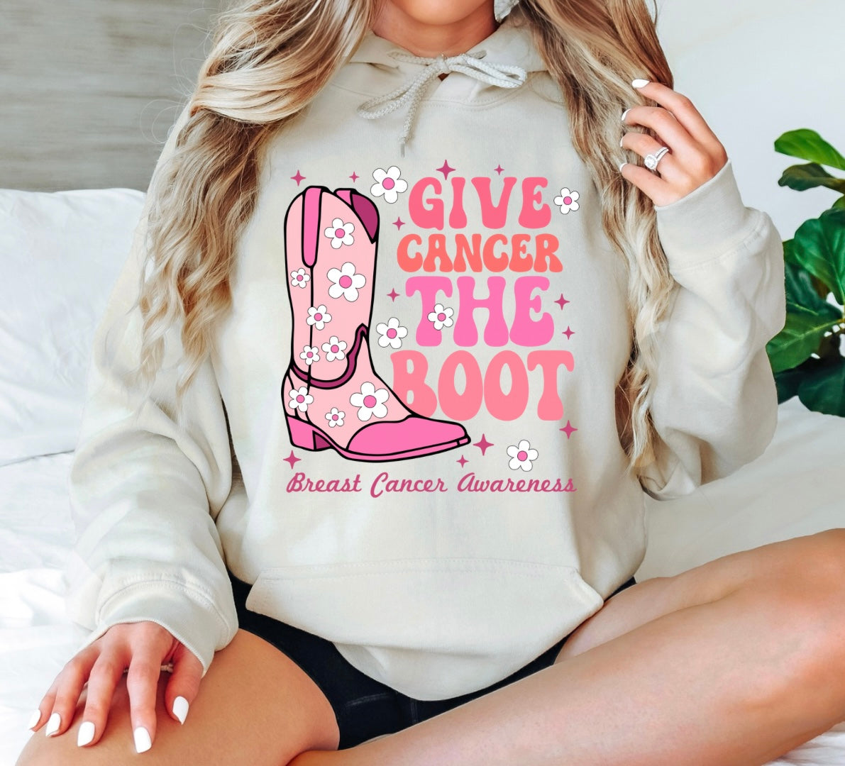 Give cancer the boot