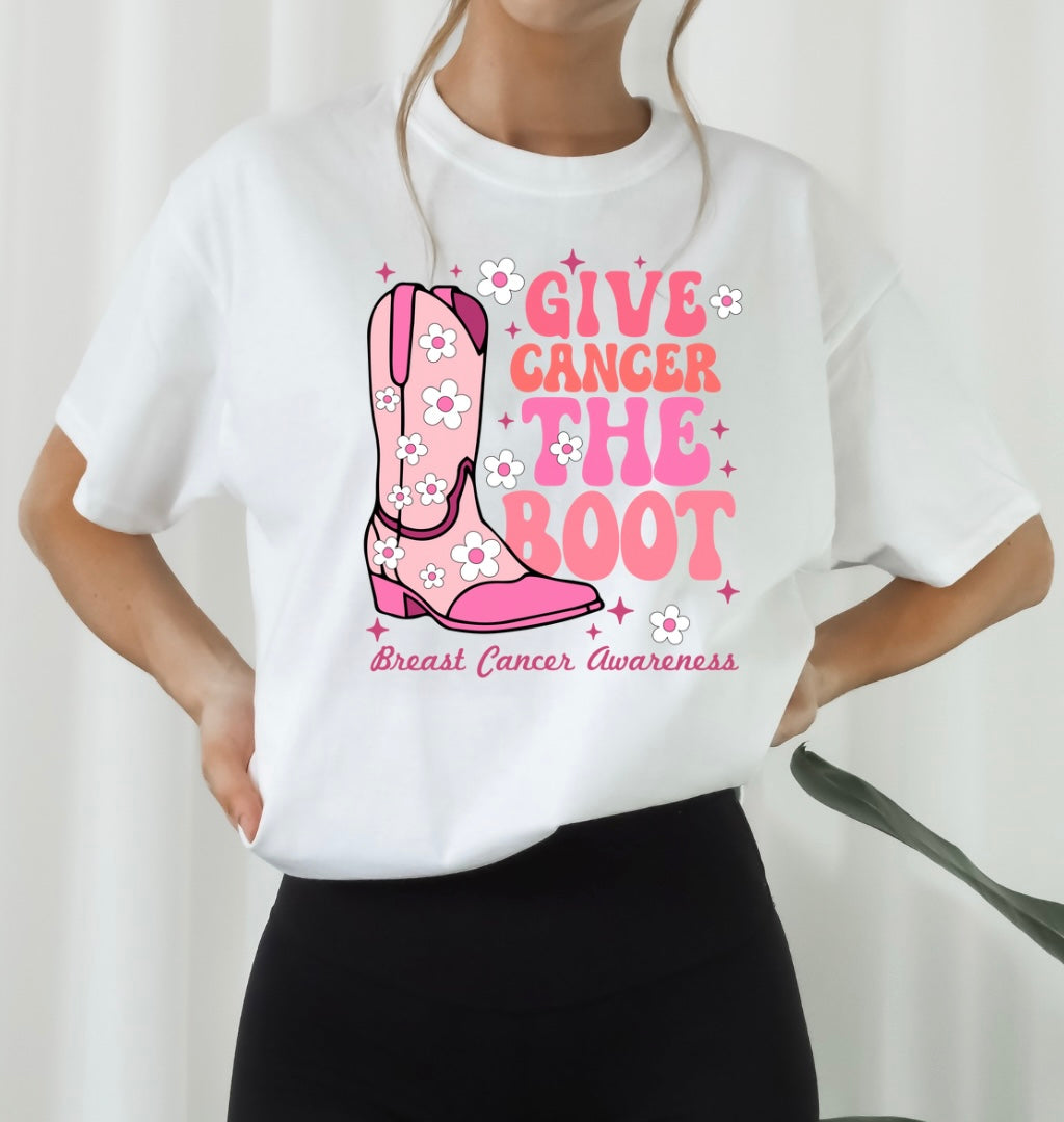 Give cancer the boot