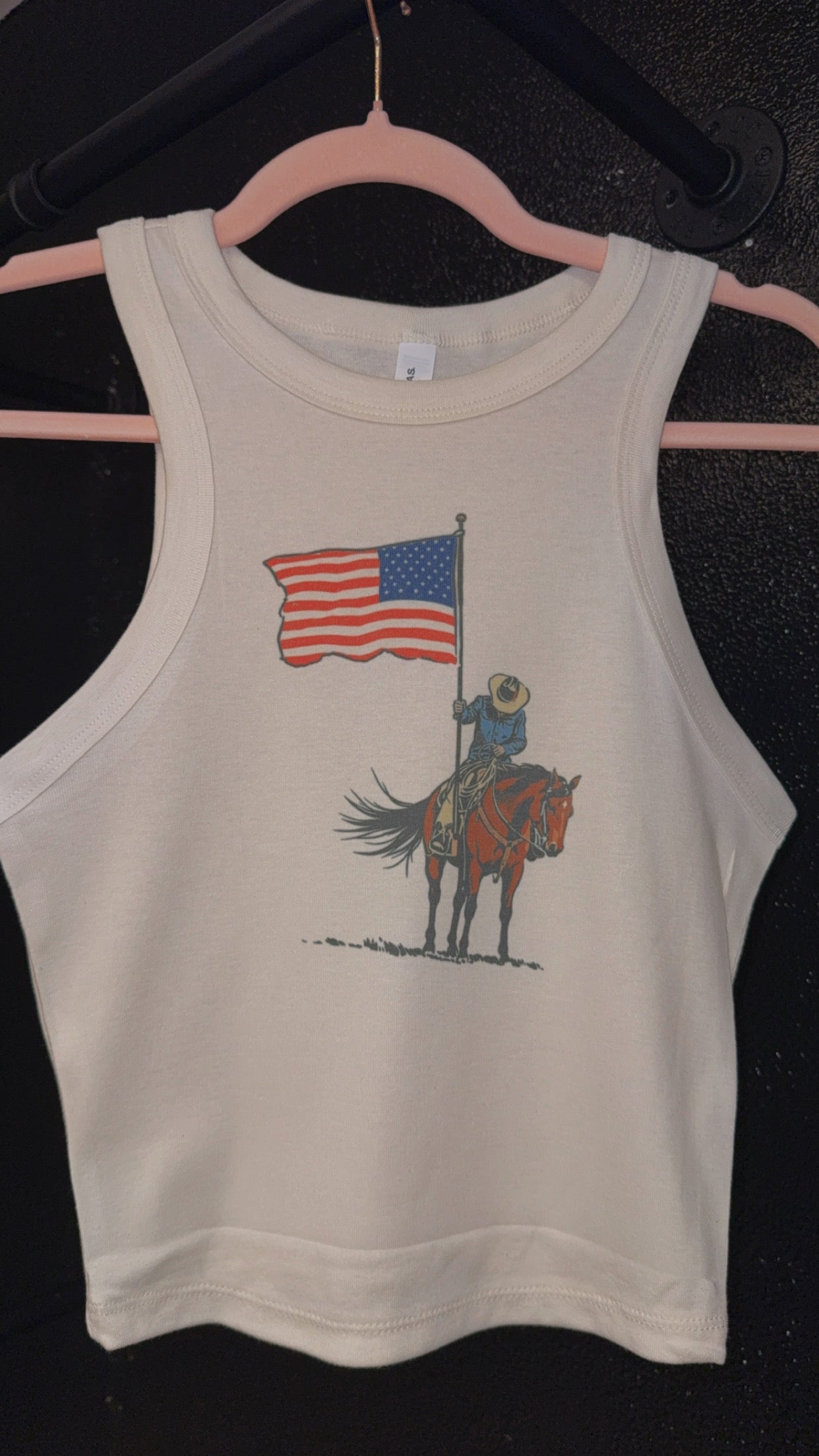 American Flag Vintage Tank