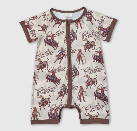 Short Sleeve Rodeo Romper