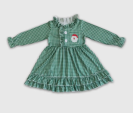 Green Santa Kids Pajamas