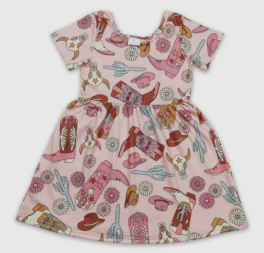 Boots and Hats Cowgirl Dress