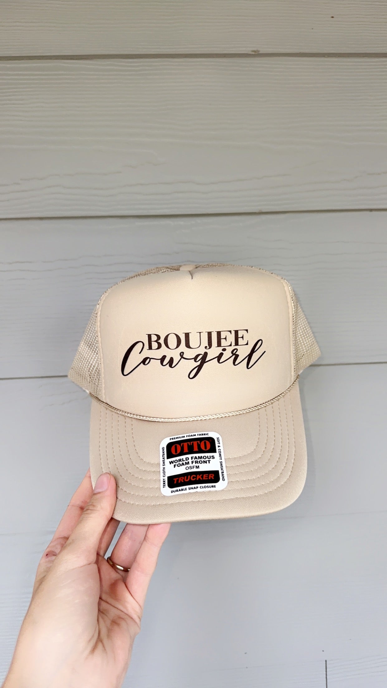 Boujee Cowgirl Trucker