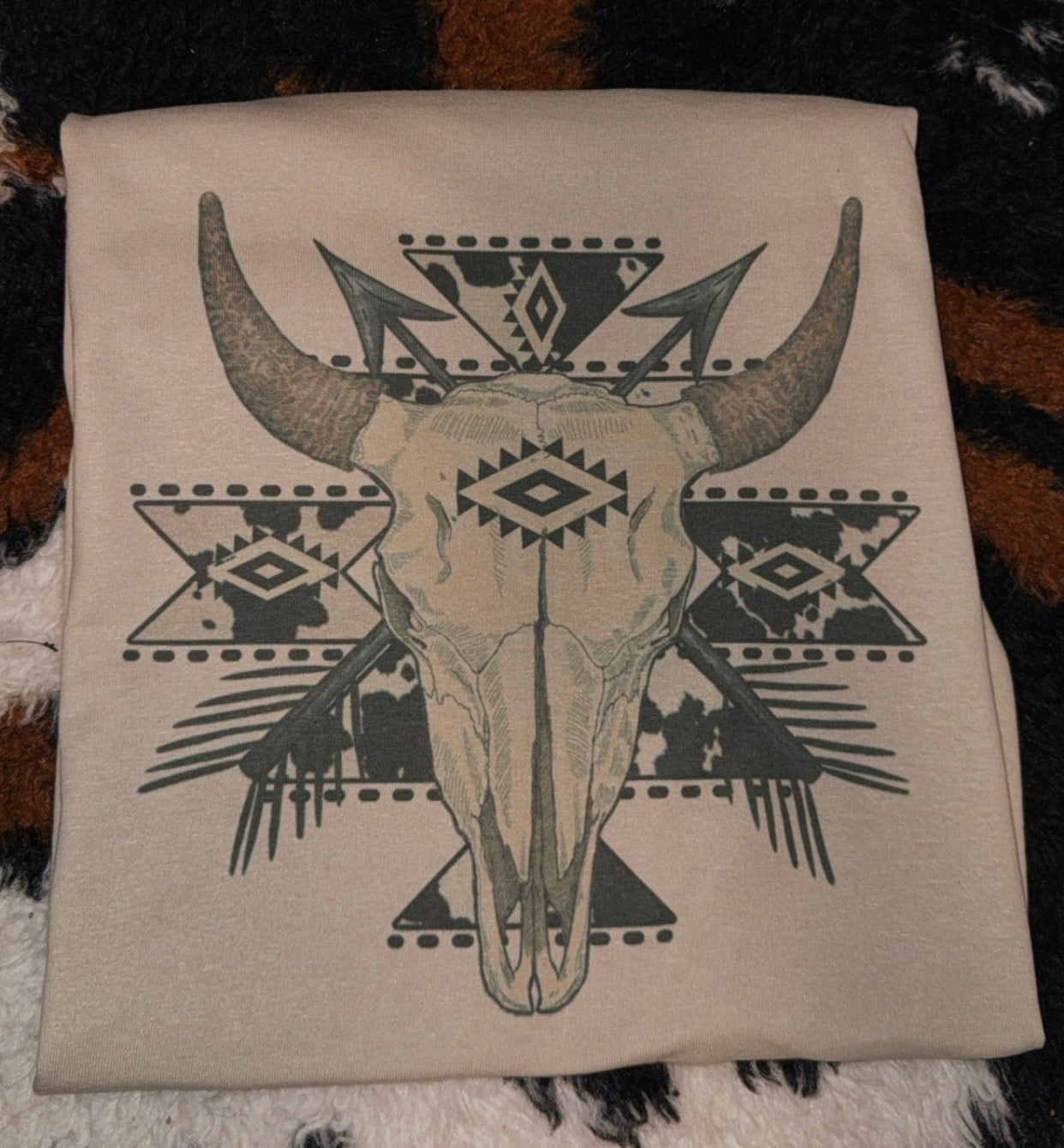 Aztec Cow Head