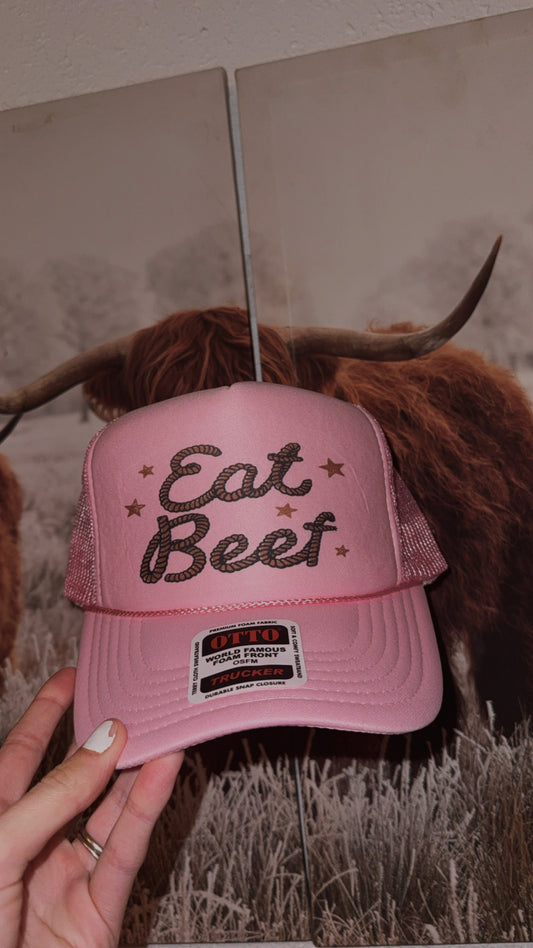 Eat Beef Trucker Hat