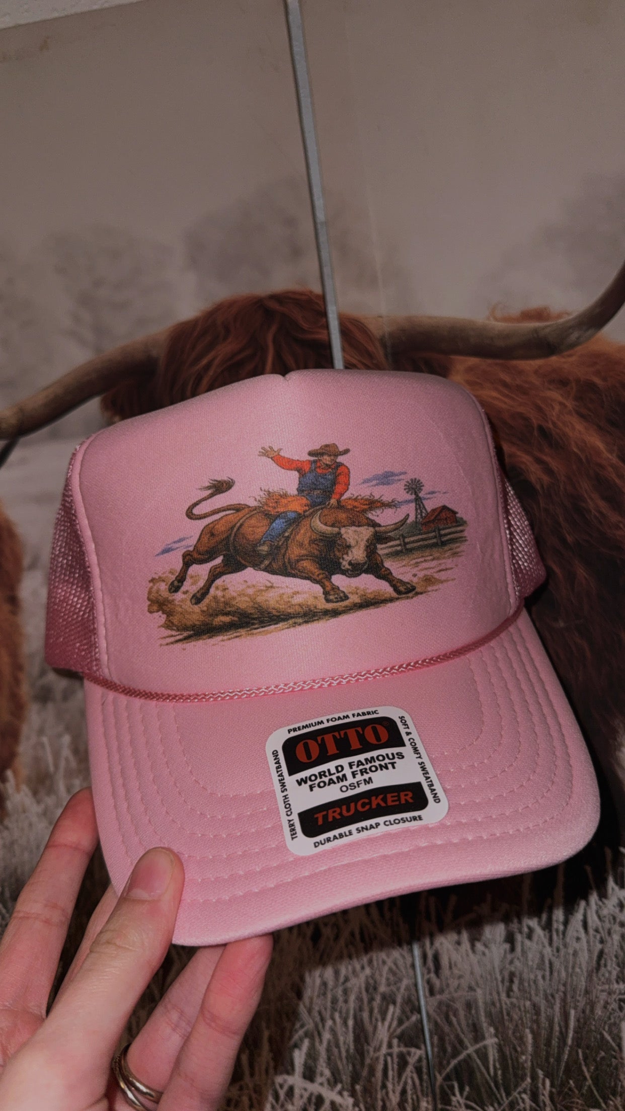 Rodeo Bull Trucker Hat