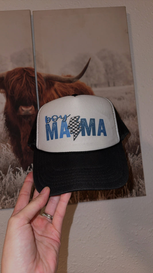 Boy Mama Trucker Hat