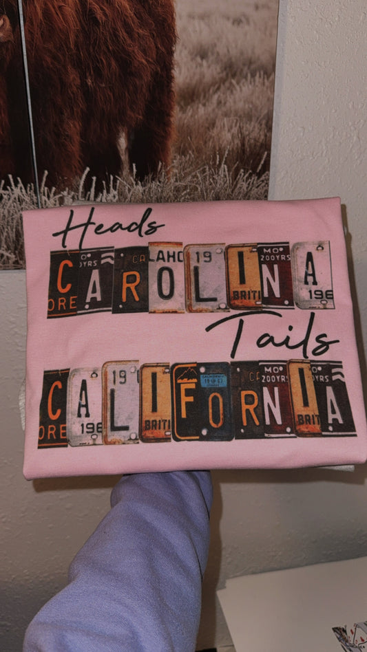Heads Carolina, Tails California