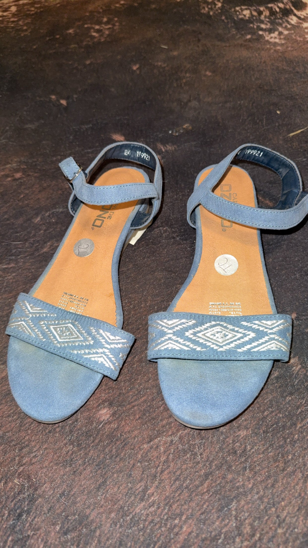 Blue mini Heels
