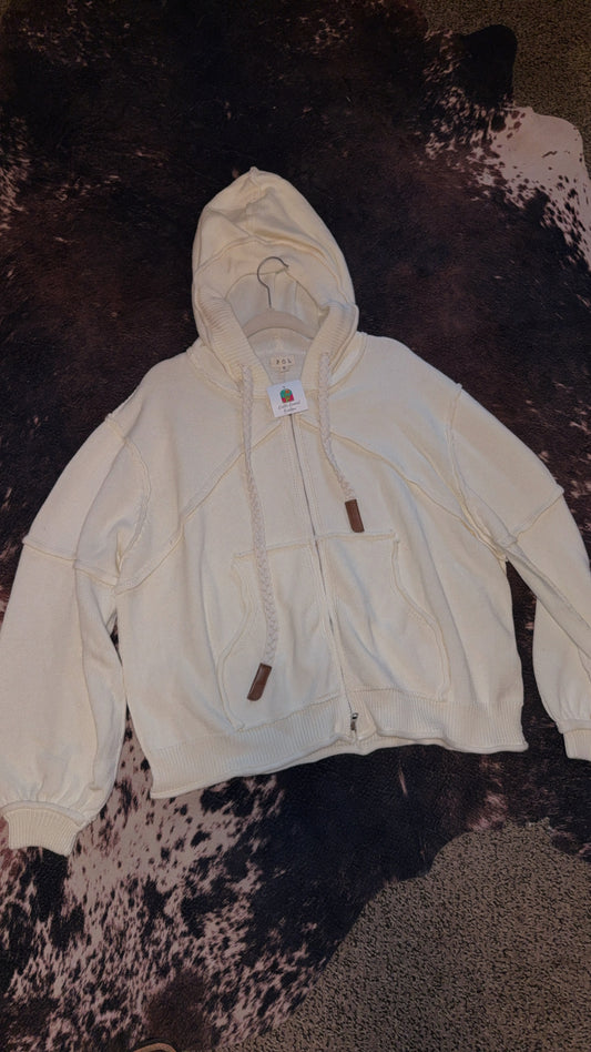 Off White Zip Jacket