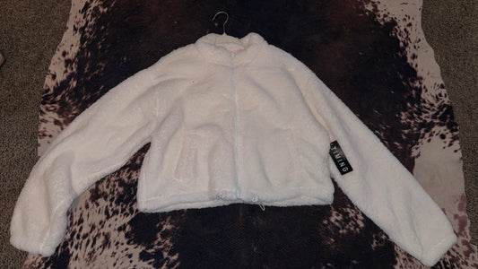 White Sherpa Jacket