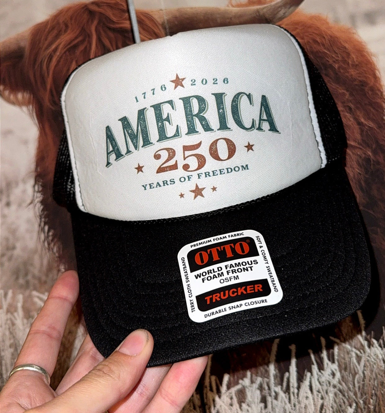 American Freedom Trucker Hat