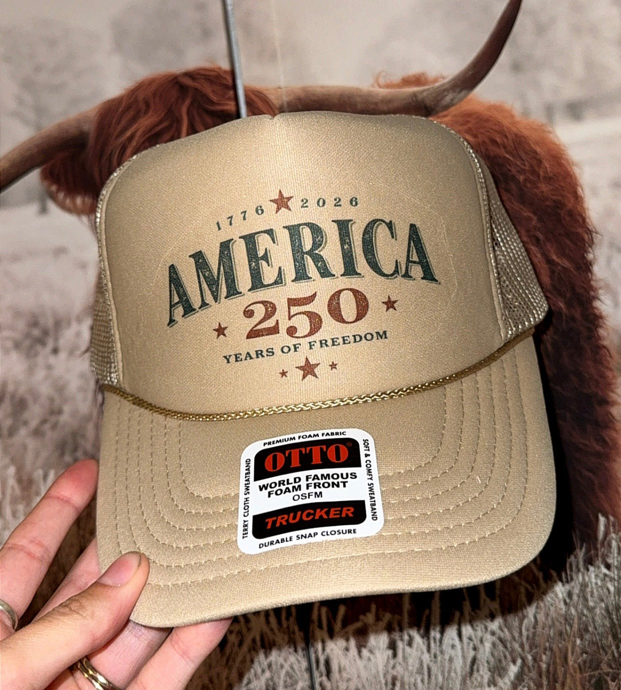 American Freedom Trucker Hat
