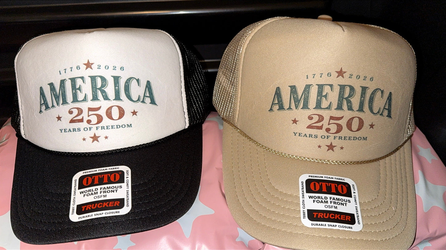 American Freedom Trucker Hat