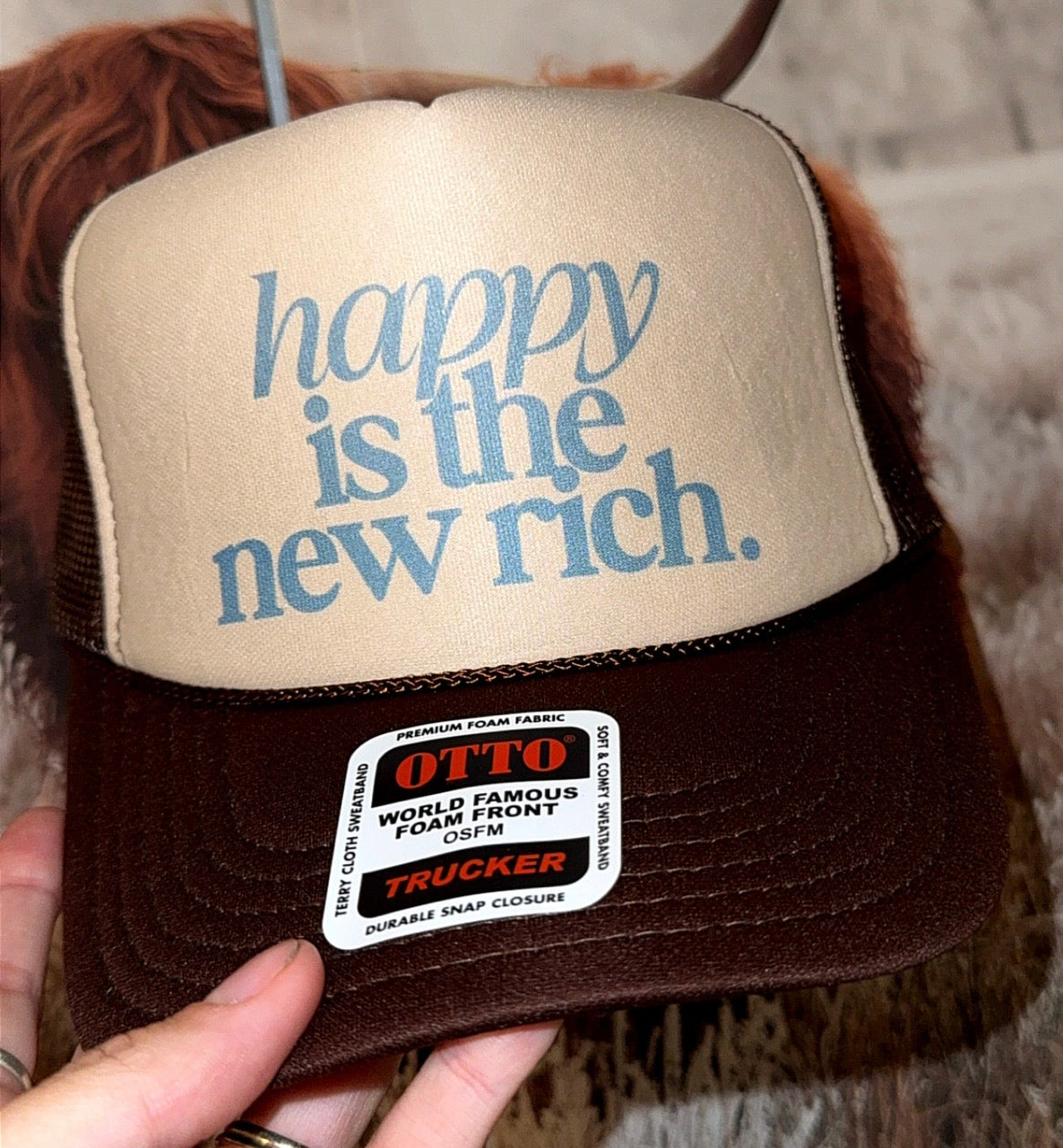 Happy is the new Rich Trucker Hat