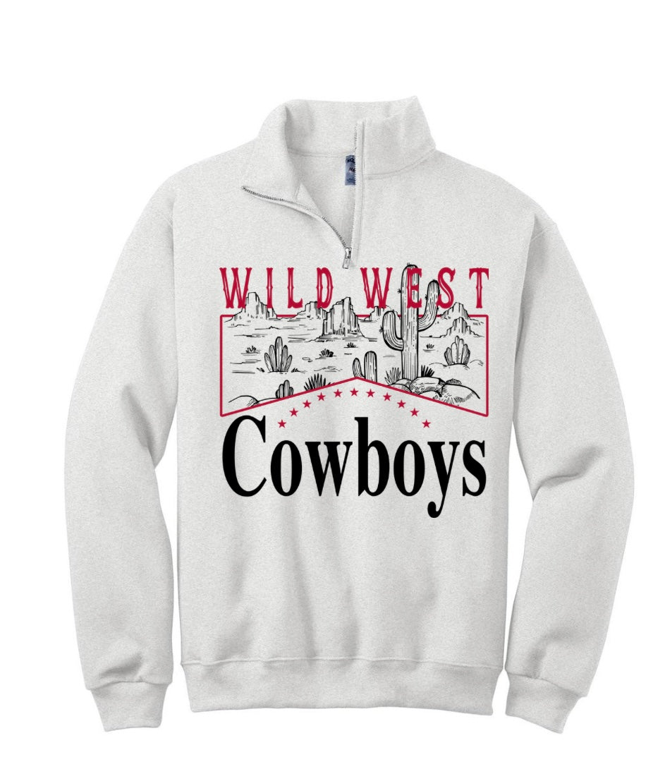 Wild West Cowboys Club Quarter Zip
