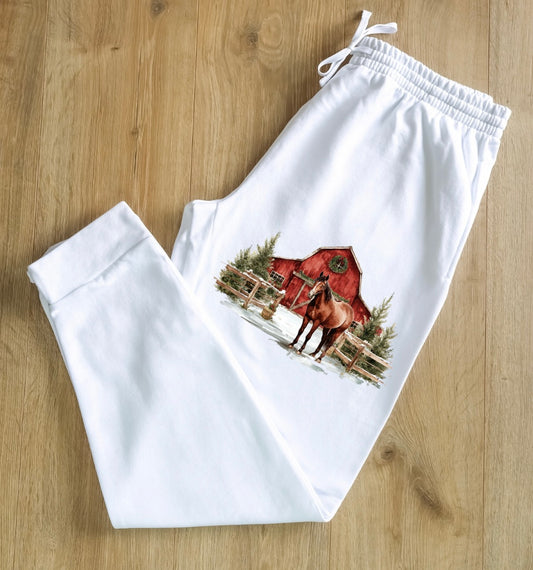 Horsey Christmas Sweatpants