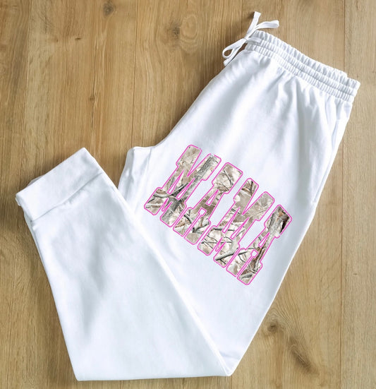 Pink Camo MAMA Sweatpants