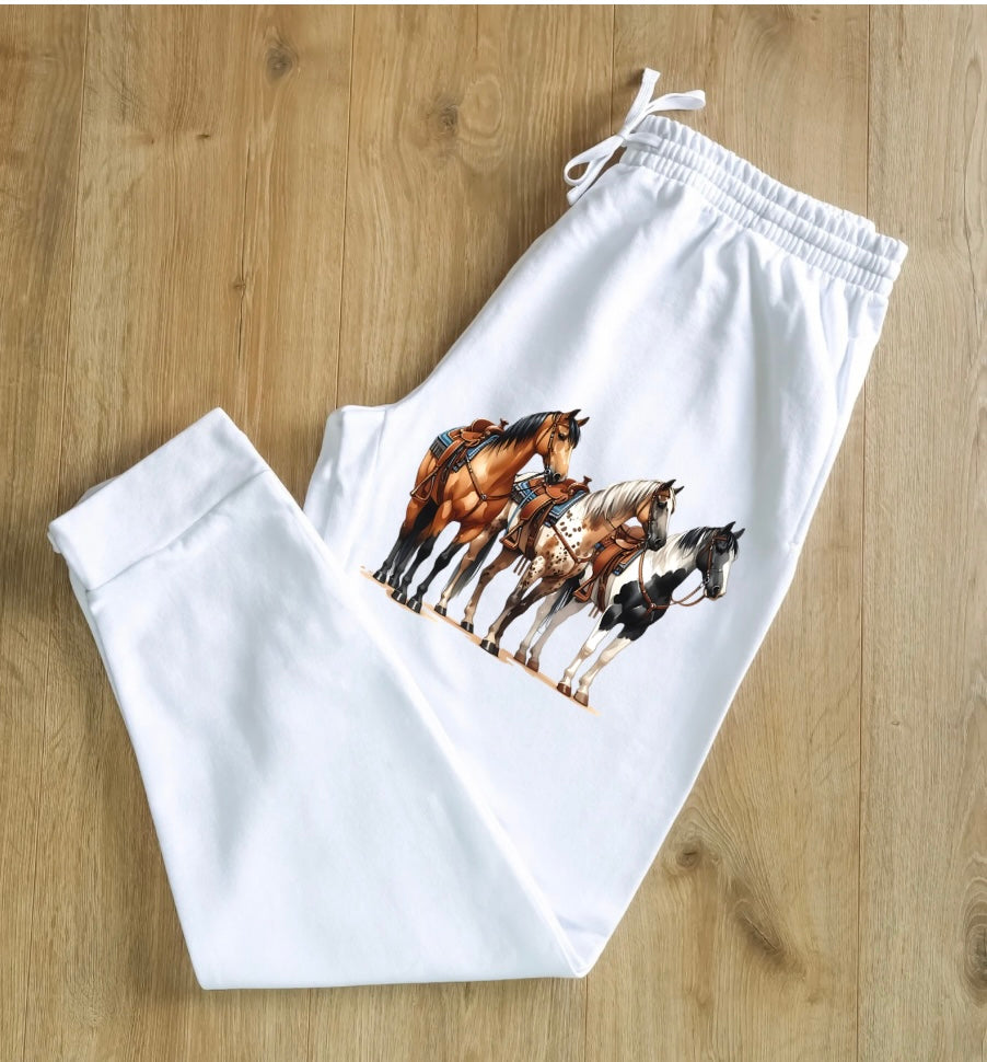 Saddled Horses Sweatpants