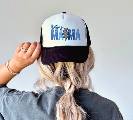 Boy Mama Trucker Hat