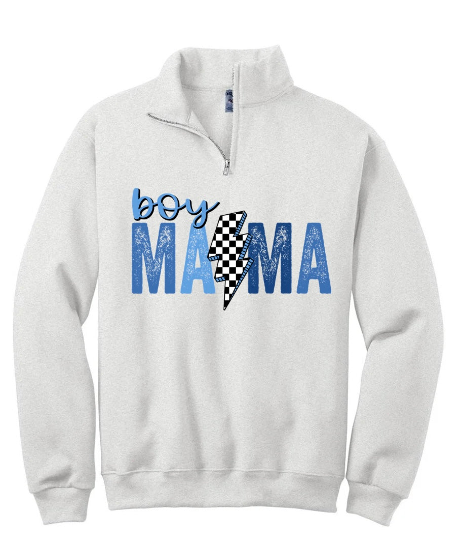 Boy Mama Quarter Zip