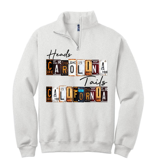 Heads Carolina, Tails California Quarter Zip