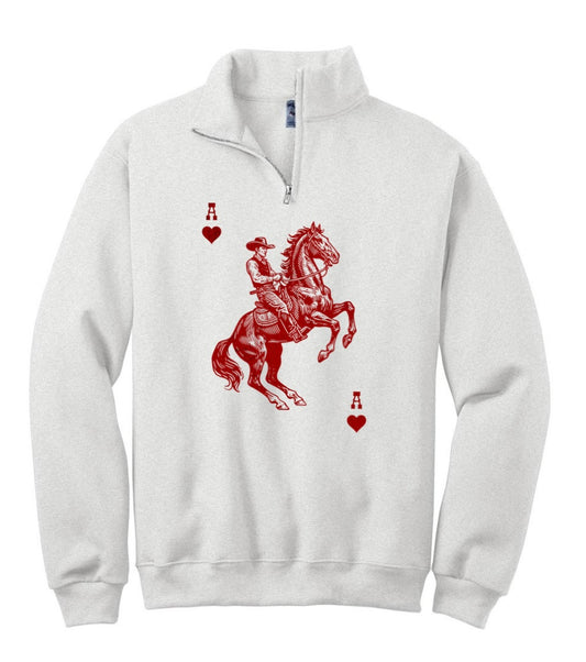 Ace of Spades Quarter Zip