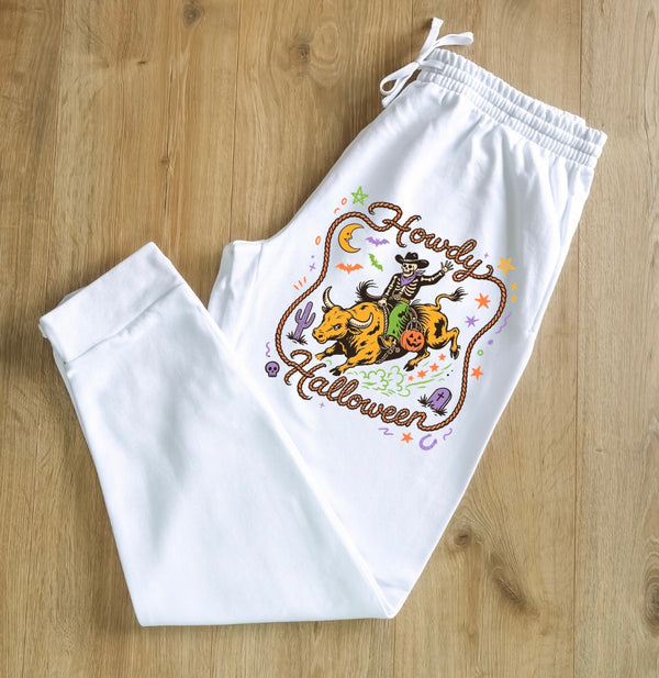 Howdy Halloween Bull Sweatpants