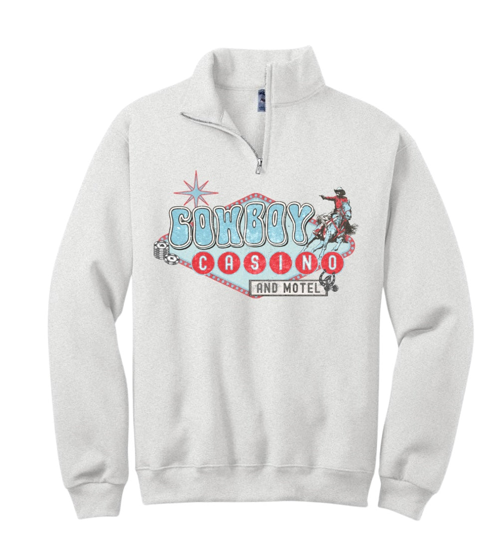 Cowboy Casino Quarter Zip