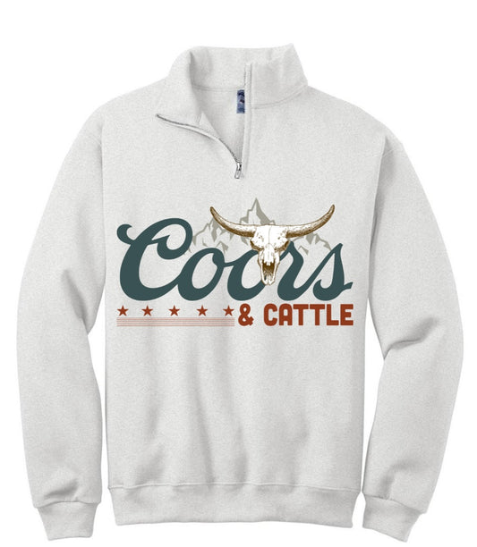 Coors & Cattle Quarter Zip